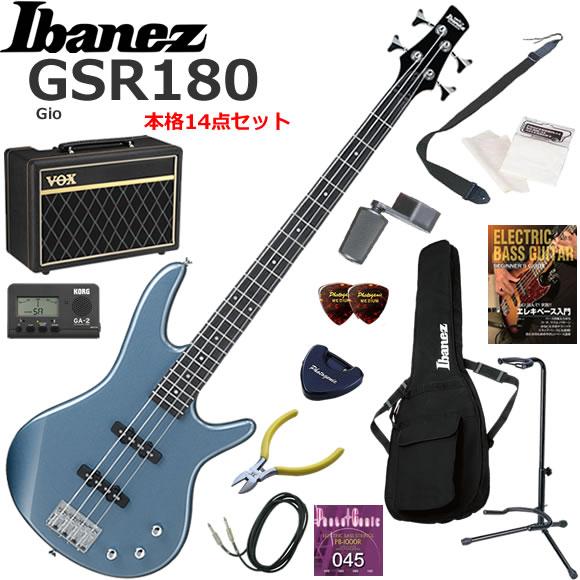 Ibanez（アイバニーズ） GSR180/BEM エレキベース 初心者セット 人気の