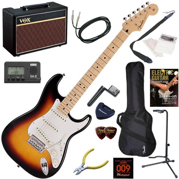 【美品】Fender Junior Collection エレキギター 初心者◎ Fender フェンダー MIJ Junior Collection Stratocaster/3CS/M エレキ