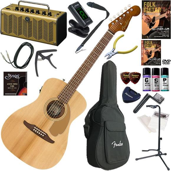 Fender Malibu Player フェンダー　エレアコ Amazon.co.jp: Fender フェンダー エレアコギター Malibu Player