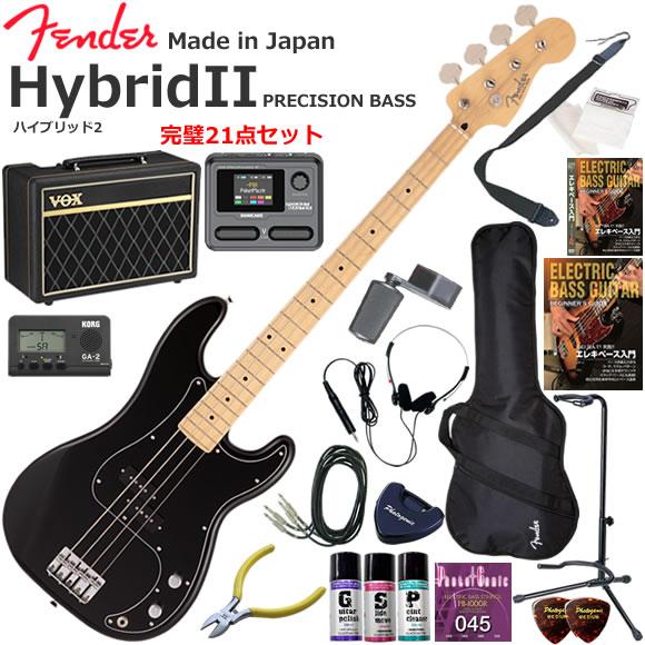 Fender エレキベース 初心者 入門セット フェンダー Made in Japan 