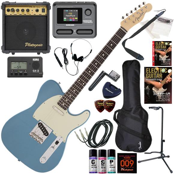 初心者 入門セット Fender フェンダー Made in Japan Traditional 60s Telecaster/LPB マルチエフェクターも入ってる！最強の20点セット 【本数】
