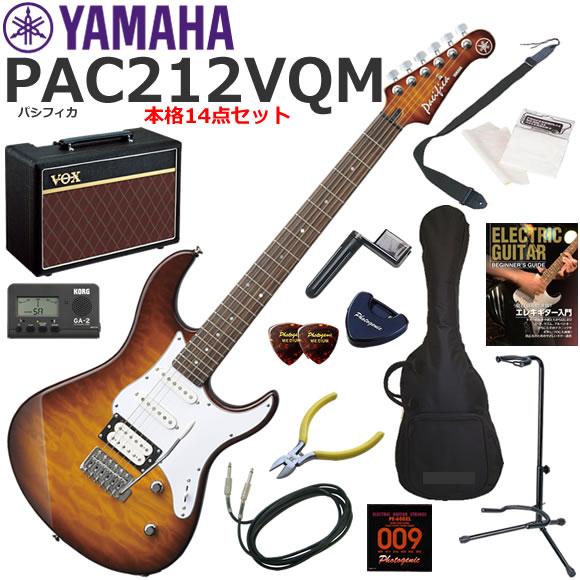 YAMAHA（ヤマハ） Pacifica PAC212VQM/TBS エレキギター 初心者セット 