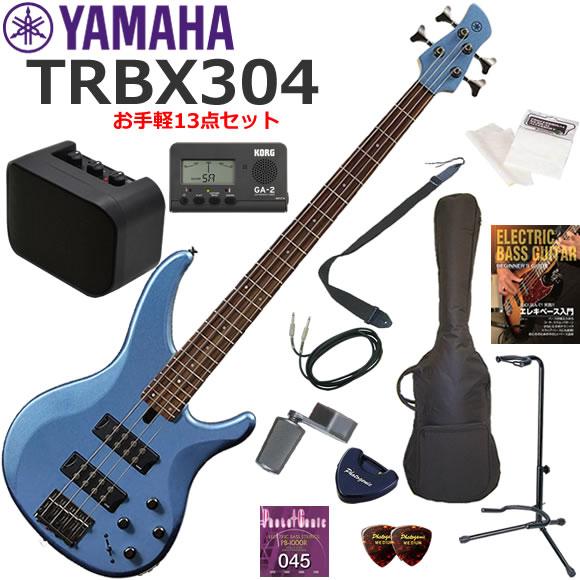 YAMAHA（ヤマハ） TRBX304/FTB エレキベース 初心者セット ミニアンプ