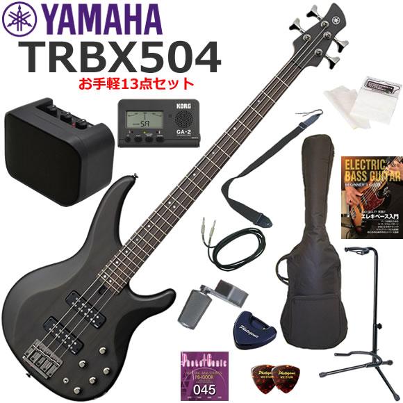 YAMAHA（ヤマハ） TRBX504/TBL エレキベース 初心者セット ミニアンプ 