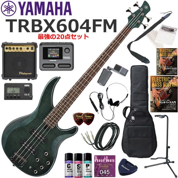 ヤマハ　Yamaha エレキベース TRBX604FM 専用ケース付き YAMAHA（ヤマハ） TRBX604FM/IDB エレキベース 初心者セット マルチ