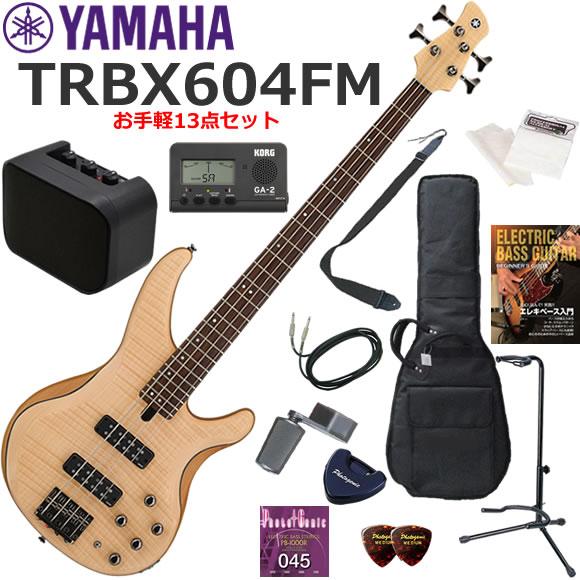 YAMAHA（ヤマハ） TRBX604FM/NS エレキベース 初心者セット ミニアンプ