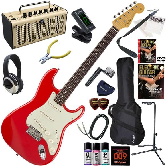 エレキギター 初心者 入門セット Fender フェンダー Soichiro Yamauchi Stratocaster 多機能・高音質のYAMAHA THR5が入ってる大人の19点セット