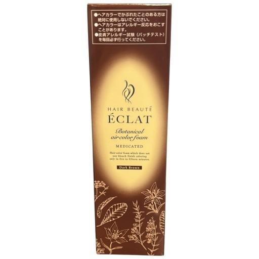 ヘアボーテ　エクラ　ボタニカルエアフォーム　ダークブラウン　80g ヘアボーテ エクラ ボタニカルエアカラーフォームup｜フューチャーラボ