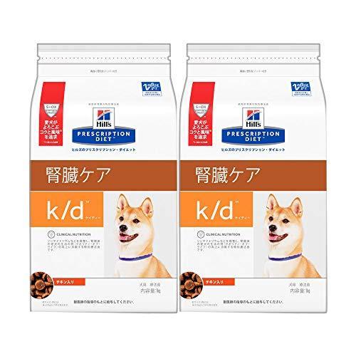 【2袋セット】ヒルズ 犬用 k/d 腎臓ケア ドライ 3kg シューケアセット