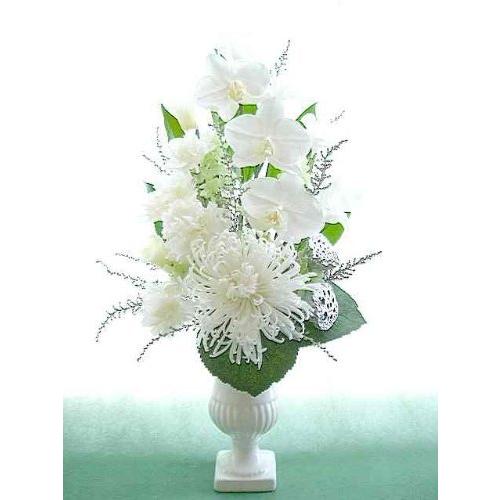 豪華 お仏壇のお供え 豪華アナスタシアと胡蝶蘭仏花アレンジ プリザーブドフラワー 新品本物 Www Thedailyspud Com