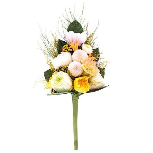 Rakuten Fun Fun ファンファン プリザーブドフラワー 仏花 仏華 仏壇用 花 お供え フラワー アレンジ 千華遥 花の高さ約21cm 新しい到着 Homeofmalones Com