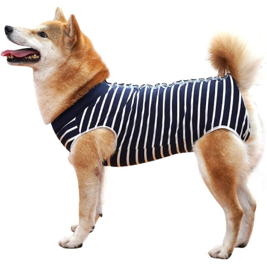 術後服 犬用 服 術後ウェア 保護服 ボタンタイプ 犬介護服 不妊手術 傷舐め防止 中 半額 雄雌兼用 小型犬 皮膚保護 オス去勢 避妊 傷口保護