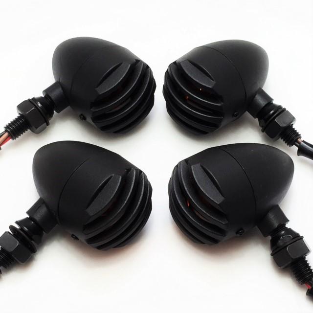 バードゲージ ウインカー ブラック 【4個セット】ハロゲン 10w 格子