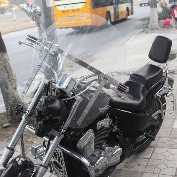 ウインドシールド 汎用 スクリーン 風防 大型ウインドシールド 55cm