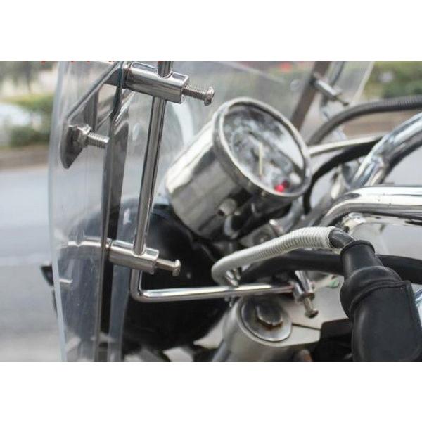 ウインドシールド 汎用 スクリーン 風防 大型ウインドシールド 55cm