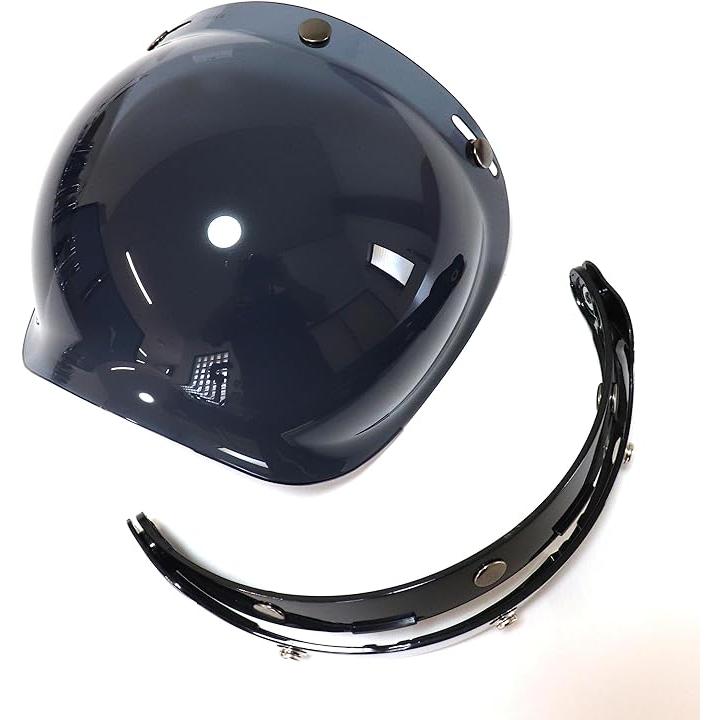 バイク ジェットヘルメット用シールド 5枚セット ＆ フリップアップ 3個セット フリップアップシールド クリア ジェットヘルメット フルフェイス