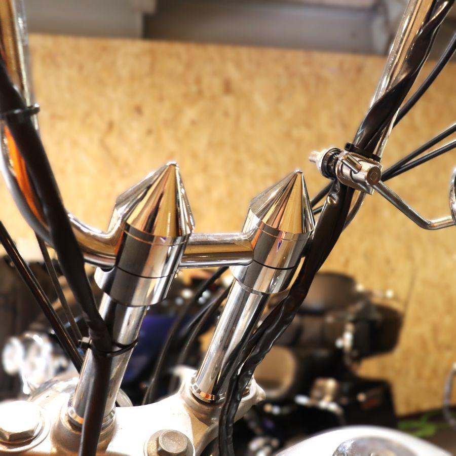 ハンドルポスト ライザー 6インチUP （150mmアップ） ハンドル（22.2mm