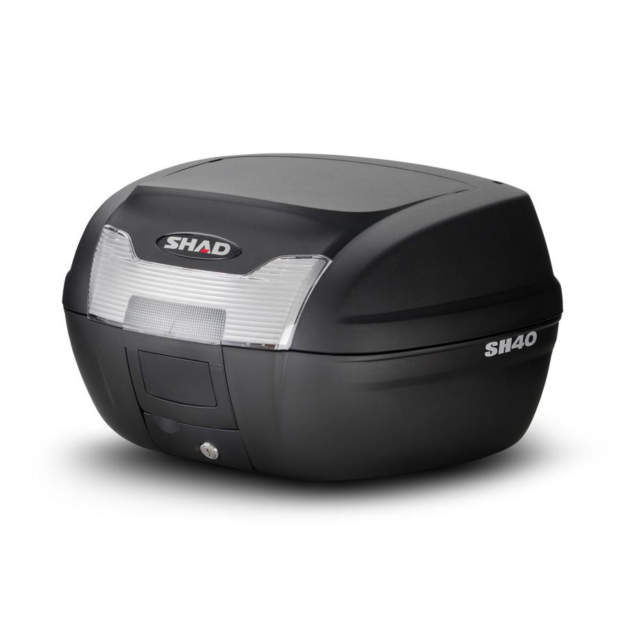 バイク リアボックス ハードケース SHAD SH40 無塗装ブラック