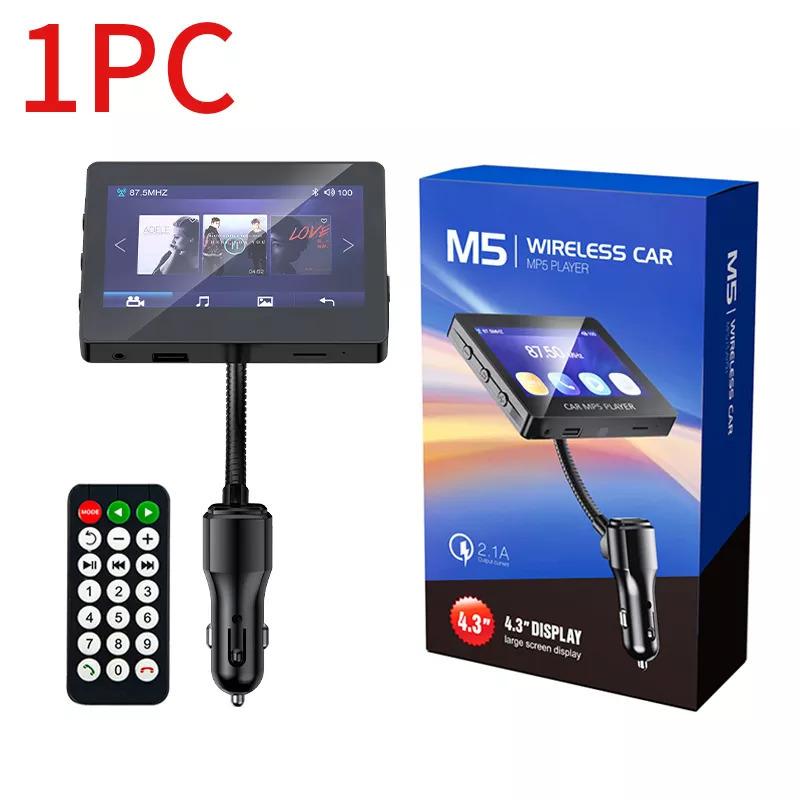 人気満点 4 3 車 マルチメディアプレーヤー Bluetooth Fmトランスミッタ シガーユニバーサルmp5 Mp4 Mp3ハンズフリー電話us 50 Off Turningheadskennel Com