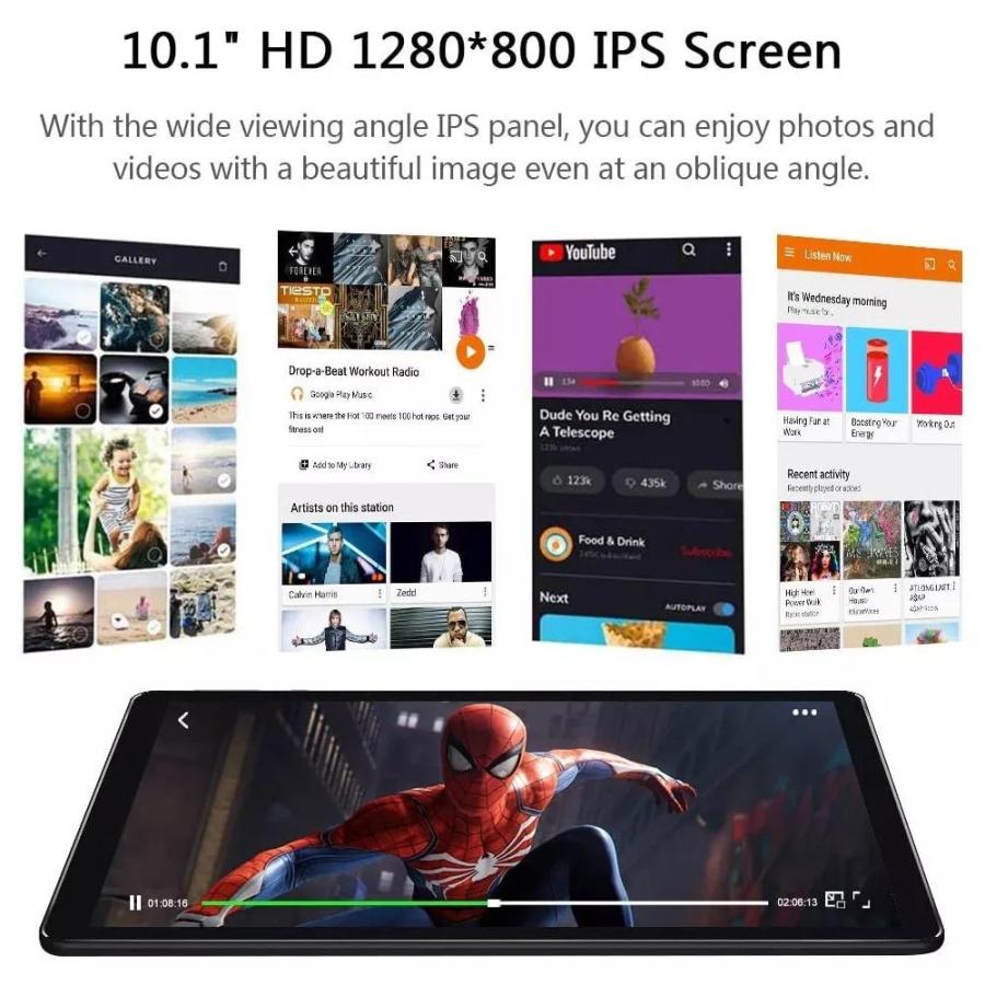 ワールドプレミアAndroid 10.0タブレット,10インチ,オクタコアCPU, 6GB RAM,64GB ROM, 128GB拡張,4g,GPS|mc1-store|10