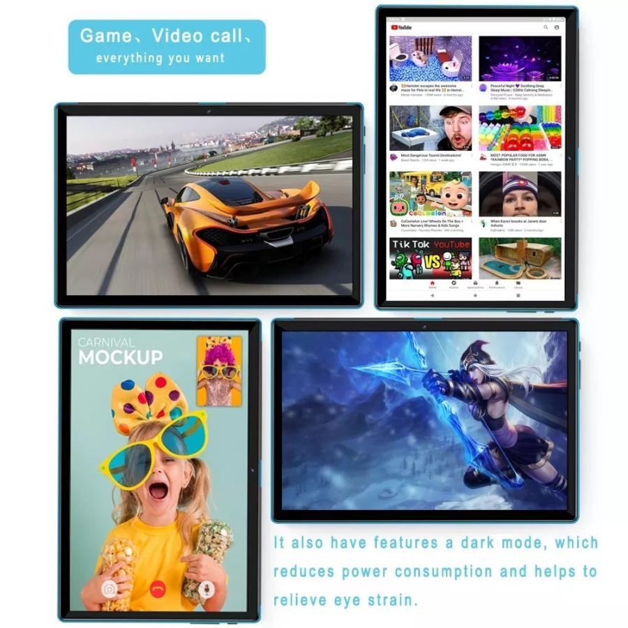 10.1インチオクタコアタブレット,4g,Android 9.0,Google Play,デュアルSIMカード,wifi,Bluetoot|mc1-store|05