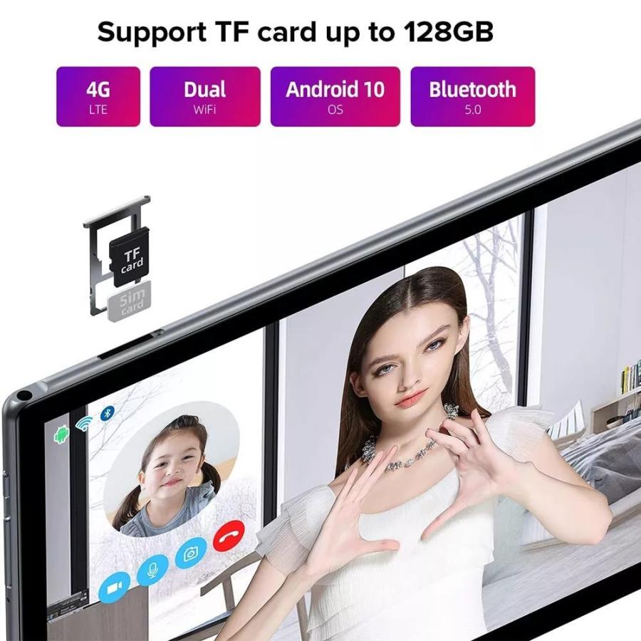 Teclastp20hdタブレット,10.1インチ,Android 10.0,オクタコア,4GB RAM,64GB ROM,1920x1200,FH|mc1-store|07