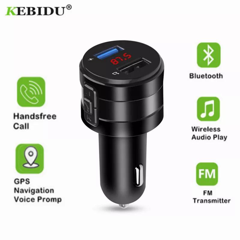 474円 高級な Bluetooth 4 2 Fmトランスミッタ2 1a 1aデュアルusbポート車 充電器ハンズフリー車mp3プレーヤー シガーアダ