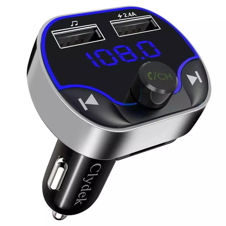 Fmトランスミッターハンズフリーbluetooth 5 0カーキットmp3プレーヤー2 4aデュアルusb車 充電器fmtransmiter 超特価 充電器fmtransmiter