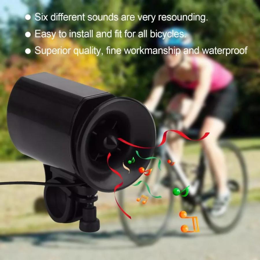 6音ヴィンテージ自転車ベル超ラウド電子