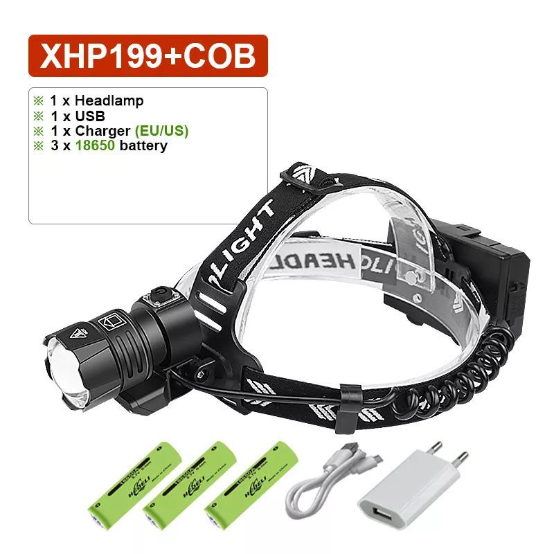 最 XHP199最も強力 LEDヘッドランプ充電式ヘッド懐中電灯LEDヘッドライト18650USBXHP90防水フィッシングヘッドランプ  :202110030153-0001-0091-001:MC-STORE - 通販 - Yahoo!ショッピング
