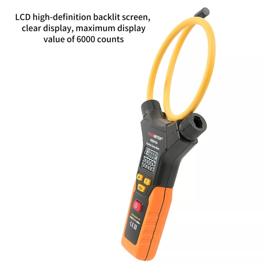 Flexible Clamp Meter PM2019A/PM2019S Handheld Digital Clamp Meter 3000A AC Current Multimeter PM2019A 