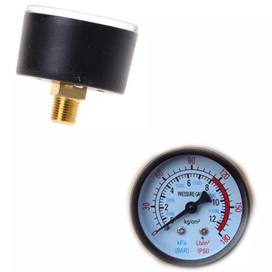 Verkoop空気圧縮機pneumatische Hydraulische Vloeistof圧力計012bar0180psi 最大40 Offクーポン
