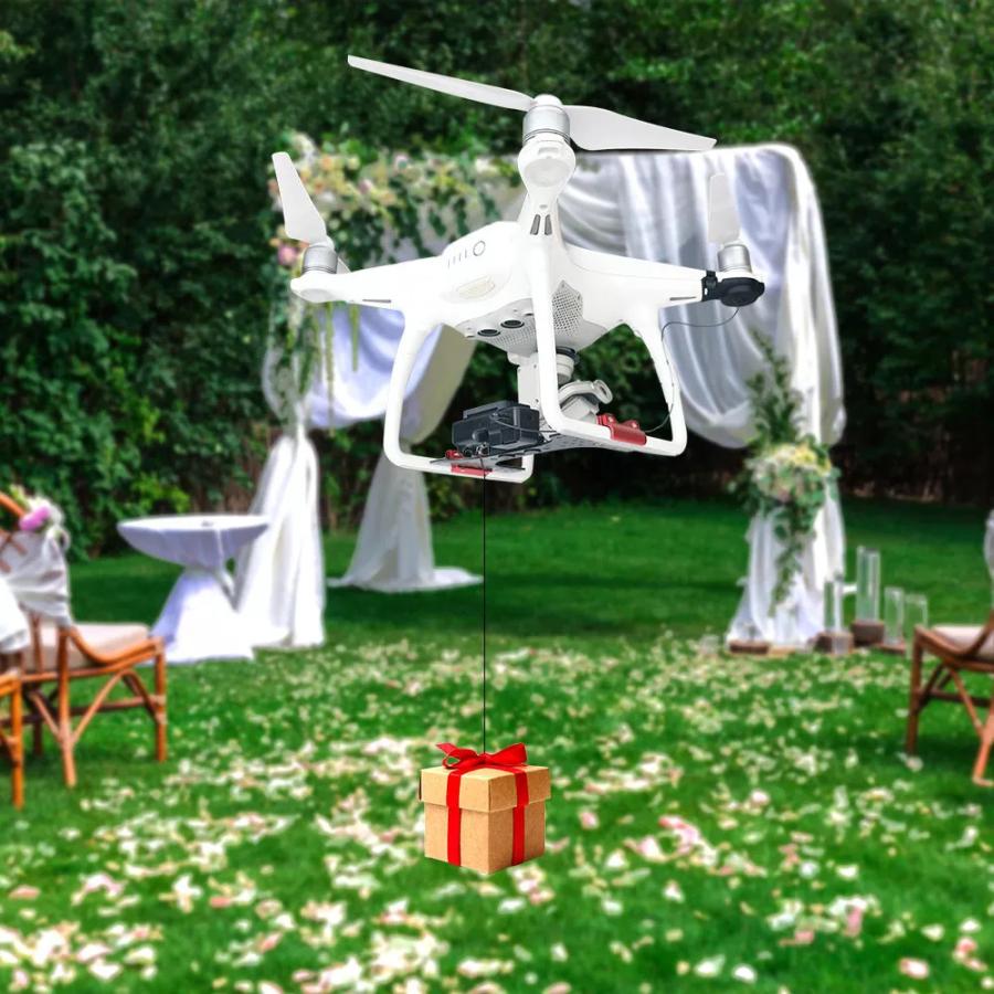ずっと気になってた ファントム234 Proadvpro用 光投げドローンドロップキット 釣り餌 結婚式 提案 配達装置 品 ドローン ヘリ 航空機 Mama Sia Com
