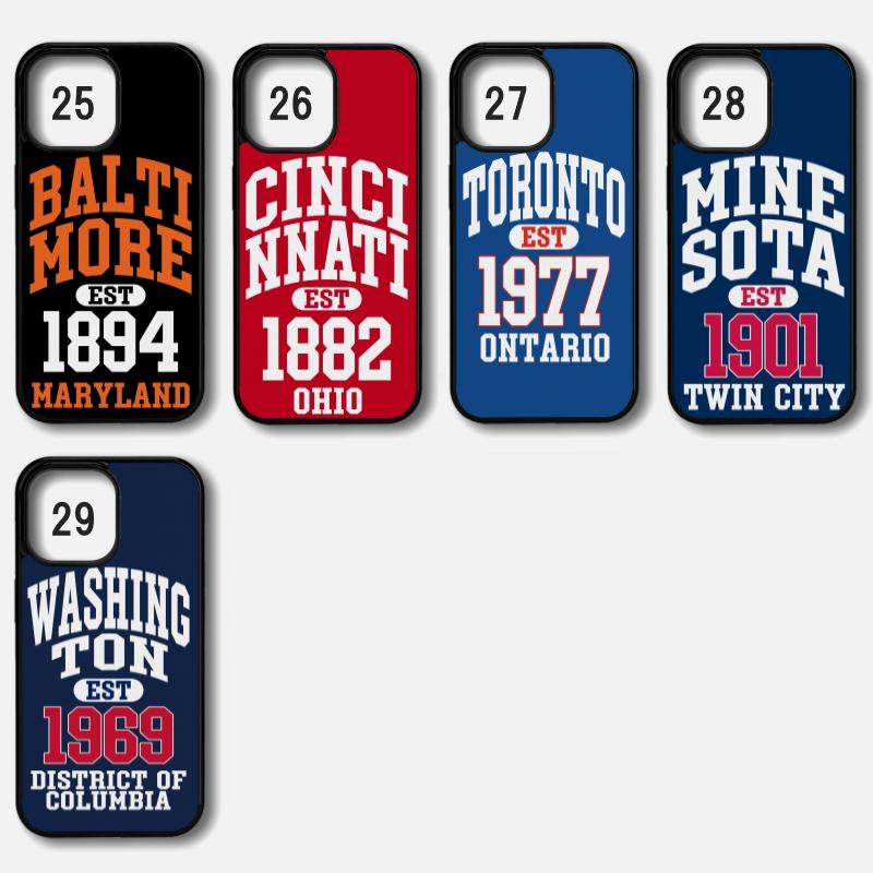 iPhone - MLB UNI CITY デザイン メジャー リーグ ベースボール スマホ