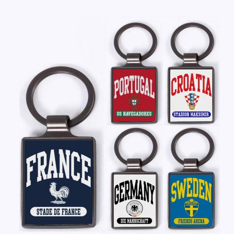 サッカー国別キーホルダーセット KEY - キーホルダー UNI サッカー国家代表 England Argentina