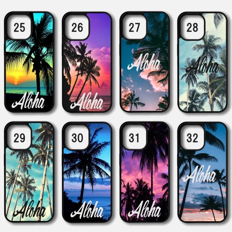 iPhone Hawaii オーダーメイド オリジナル iPhoneケース パームツリー ヤシの木 夕暮れ |  | 05