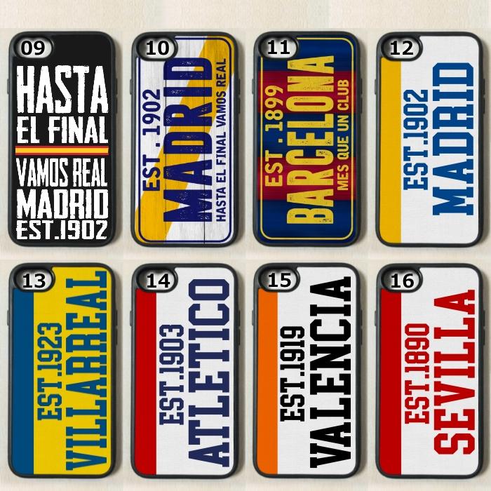 iPhone - La liga Real Madrid Barcelona FC Messi iPhone ケース カバー Spain |  | 02