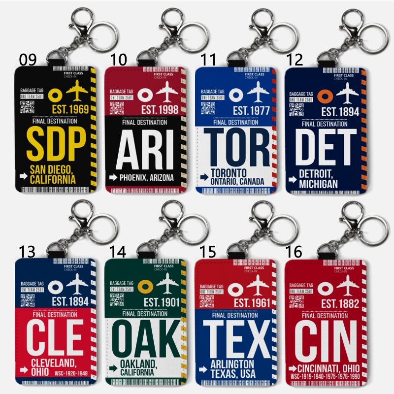 パスケース -  AIR TAG MLB CITY LA Dodgers メジャー カードケース キーホルダー  リーグ ベースボール ス |  | 03