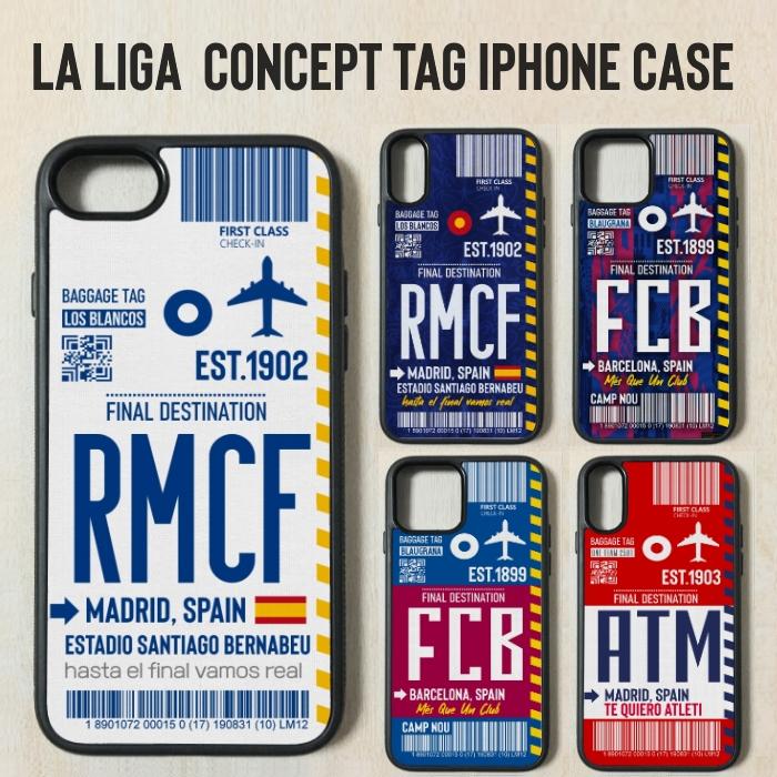 iPhone - TAG La liga Real Madrid Barcelona FC Messi iPhone ケース カバー Spain | 