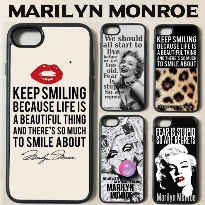 Iphone Marilyn Monroe マリリン モンロー 名言 ソフトハイブリッド ケース カバー Plus Mar 01 Mcase 通販 Yahoo ショッピング