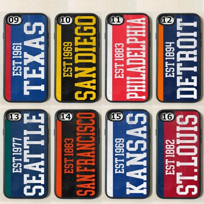 iPhone - MLB  ヴィンテージ デザイン メジャー リーグ ベースボール スマホ カバー 野球 部活 |  | 02