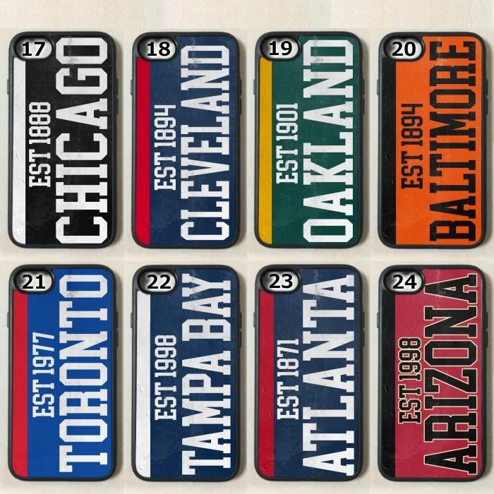 iPhone - MLB  ヴィンテージ デザイン メジャー リーグ ベースボール スマホ カバー 野球 部活 |  | 03