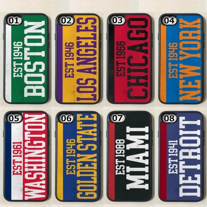 iPhone - NBA  ヴィンテージ デザイン バスケットボール スマホ カバー 部活 iPhoneカバー iPhoneケース |  | 01