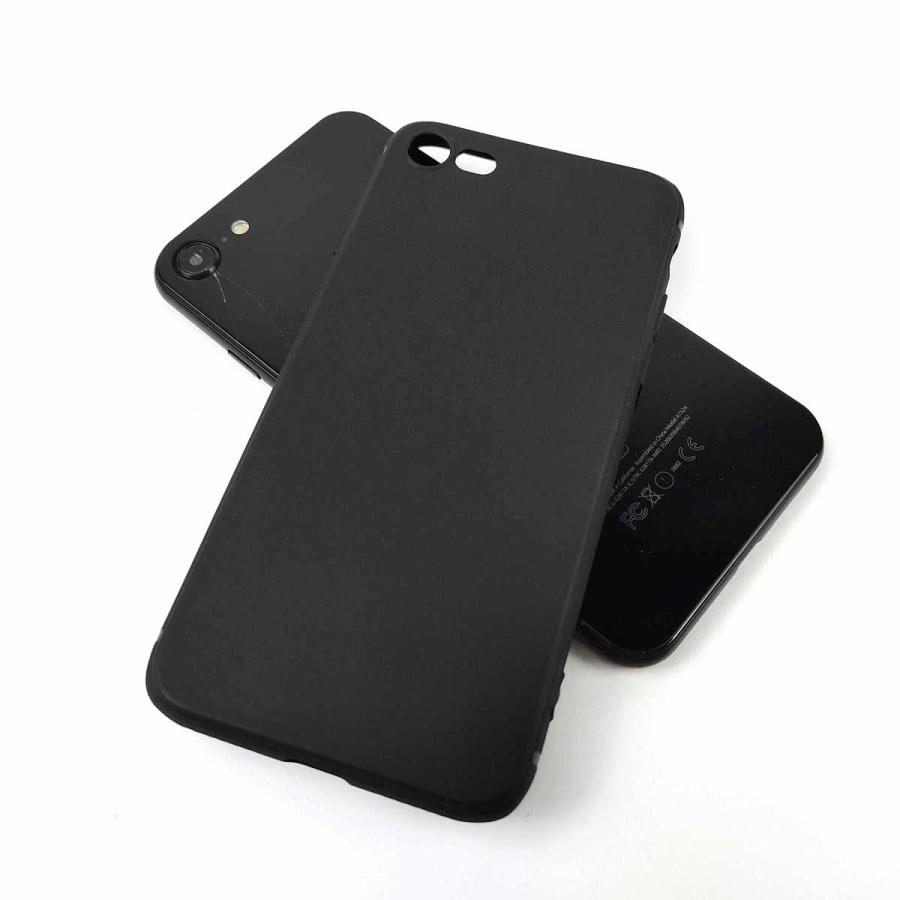 iPhone 7 8 ケース ソフトケース TPU 薄型 軽量 スリム シンプル ブラック 黒 アイフォン7 アイフォン8 カバー スマホケース 互換ケース まだ使える |  | 06