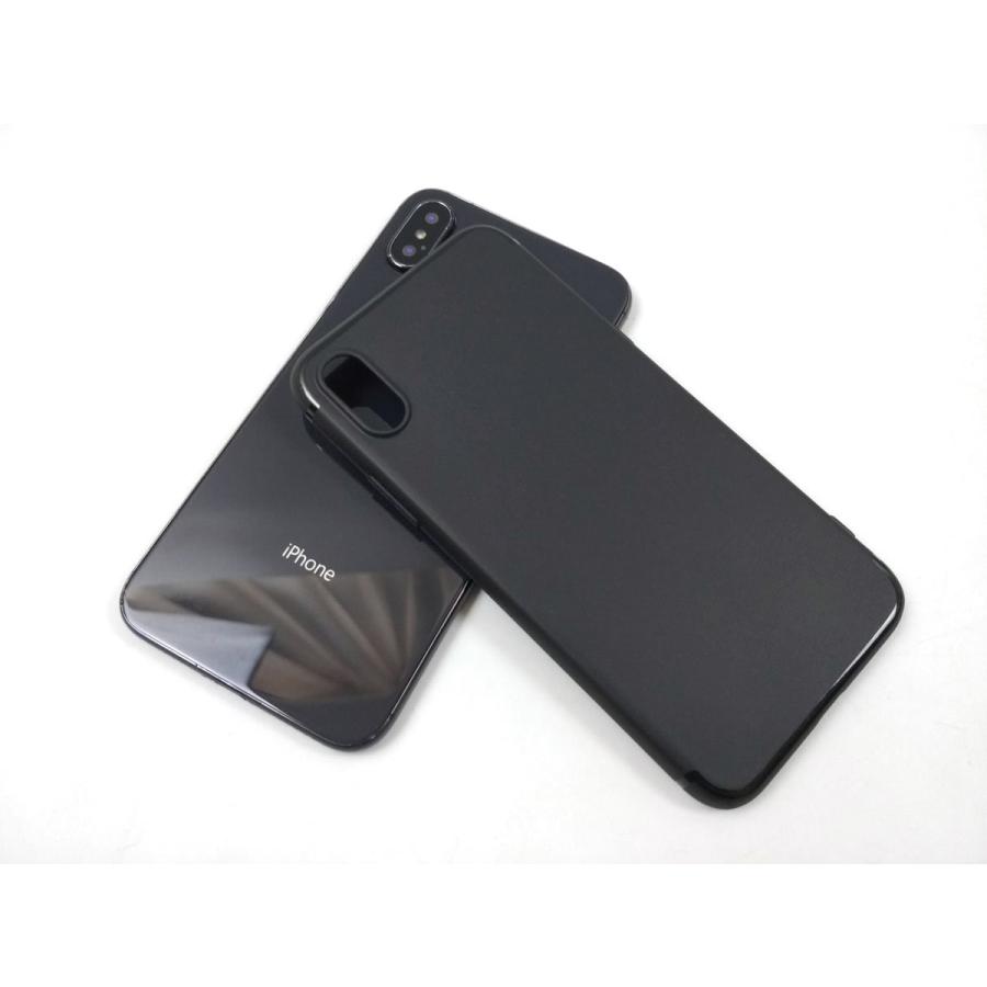 iPhone X用 シンプル 薄型 ソフトケース カバー TPU ブラック ケース サイズ 黒 アイフォーン おしゃれ アイフォン 薄い おすすめ |  | 06