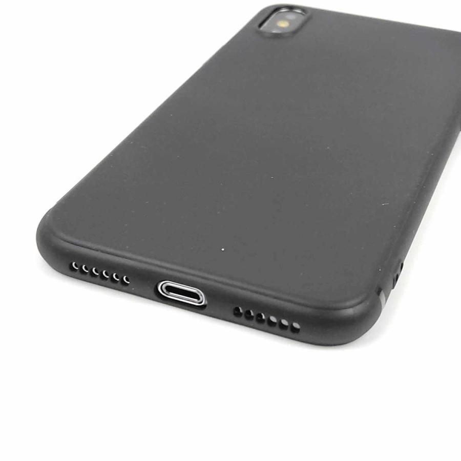 iPhone XS用 シンプル 薄型 ソフトケース カバー TPU ブラック アイフォン 互換性 おすすめ 人気 アイフォーン サイズ おしゃれ |  | 03