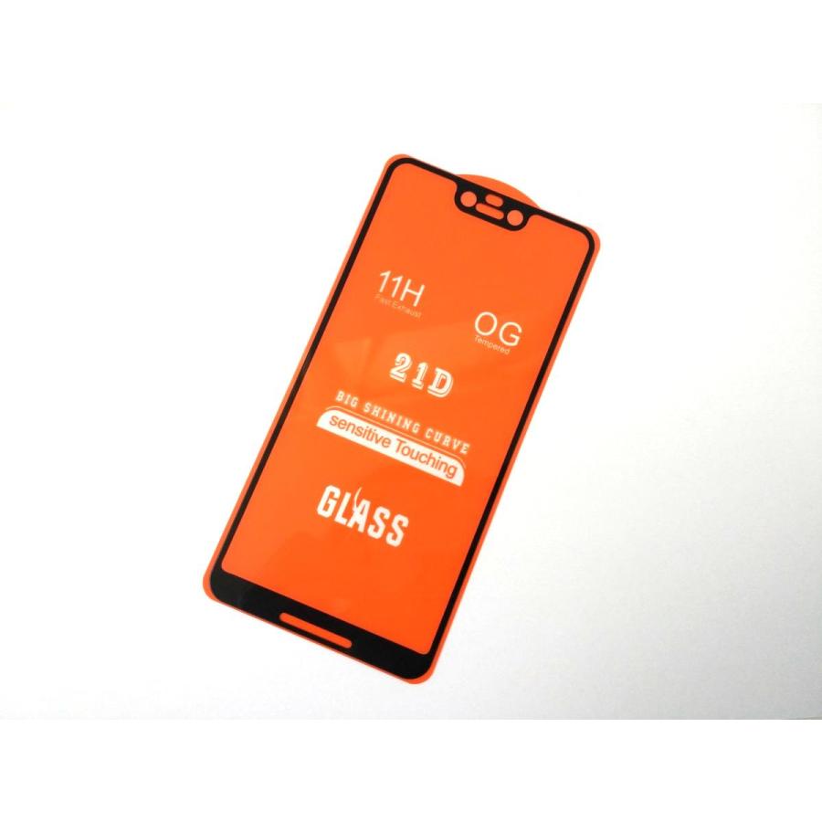 Google Pixel 3 XL ガラス液晶保護シート フィルム 全面 ブラック ピクセル 保護フィルム ガラス おすすめ 互換性 全面保護 シート グーグル |  | 03