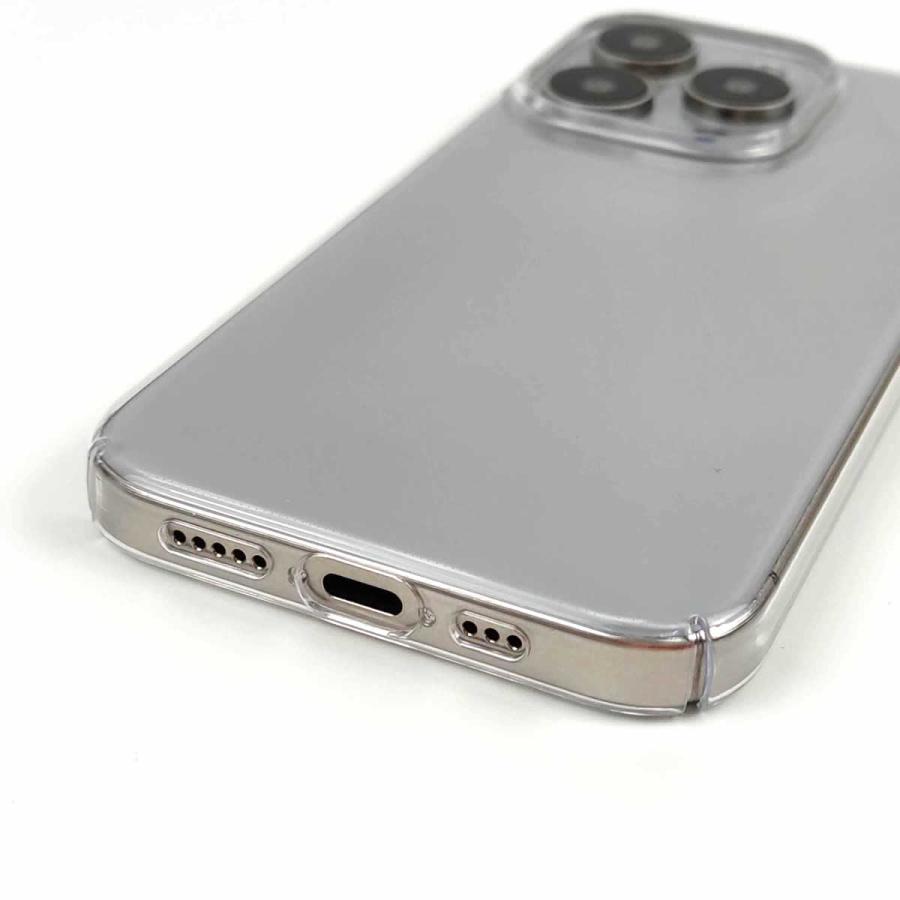 iPhone 15 Pro用 薄型 ハードケース カバー シンプル 透明 クリア 側面フル保護 PC アイフォン 互換性 おすすめ 人気 アイフォーン サイズ |  | 03