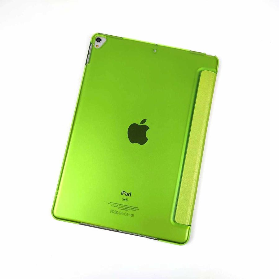 iPad Pro 10.5用 カバー PUレザー+ハードケース 三折 スタンド 薄型 グリーン アイパッド かわいい ケース 子供 おすすめ 互換性 手帳型 シンプル 薄い おしゃれ |  | 01