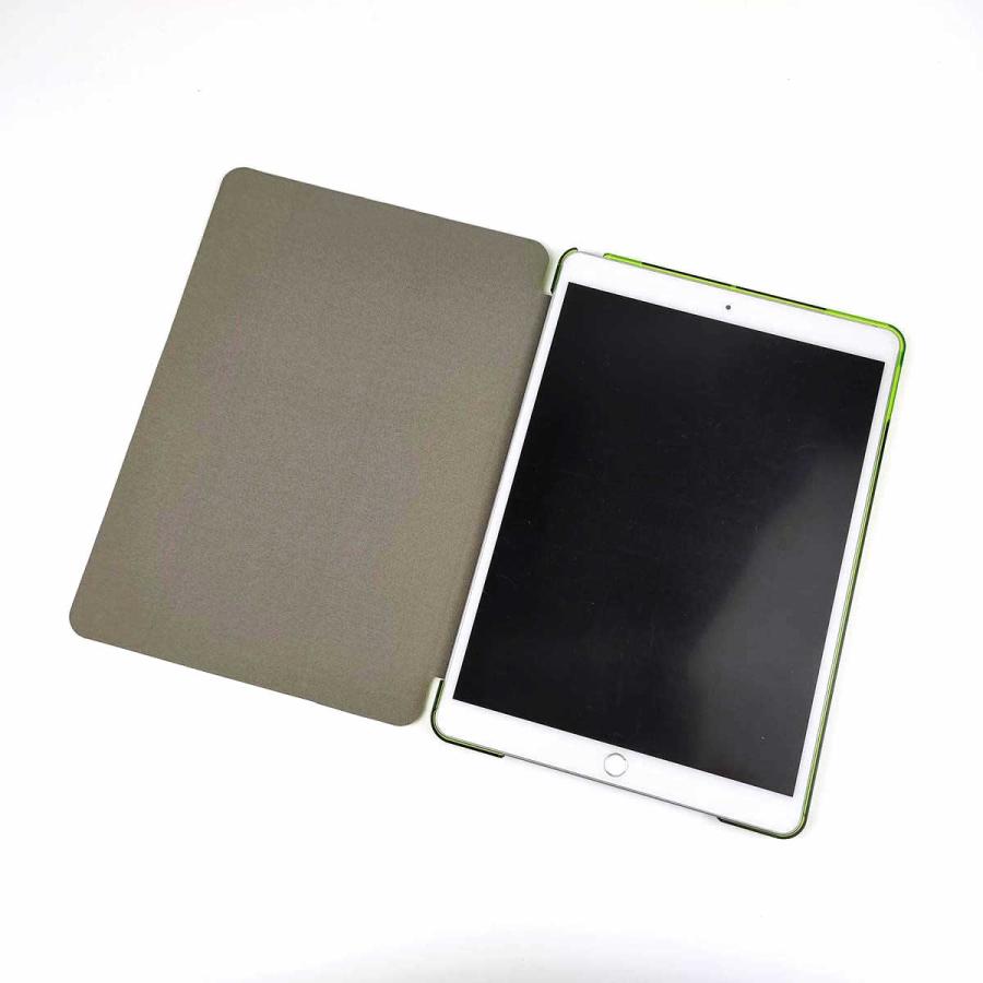 iPad Pro 10.5用 カバー PUレザー+ハードケース 三折 スタンド 薄型 グリーン アイパッド かわいい ケース 子供 おすすめ 互換性 手帳型 シンプル 薄い おしゃれ |  | 02